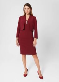 Isla Jacket, Rich Burgundy, hi-res