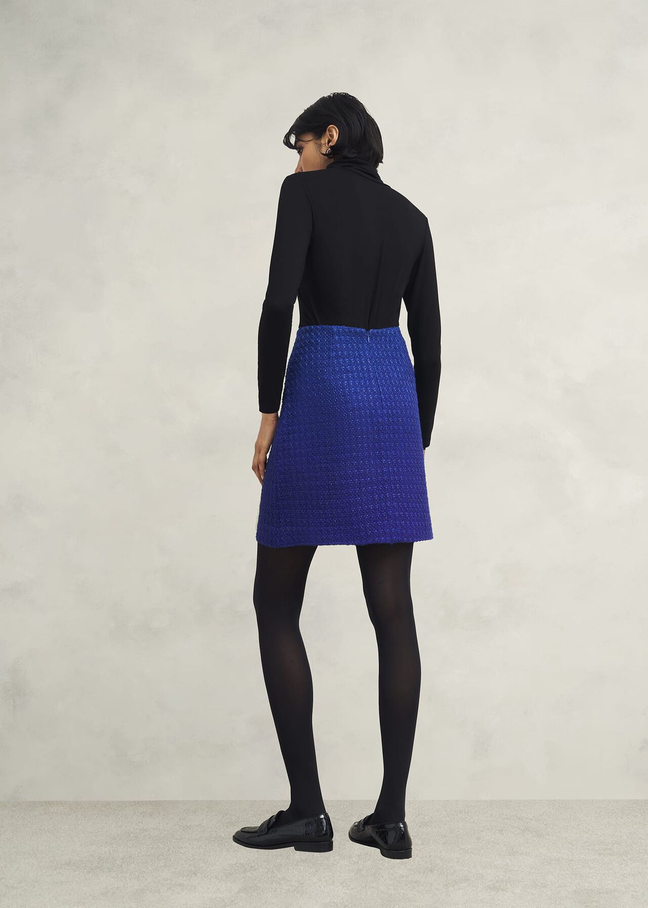 Khloe Skirt With Wool, Cobalt, hi-res