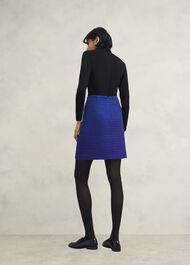 Khloe Skirt With Wool, Cobalt, hi-res