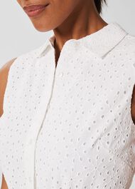 Esme Broderie Dress, Ivory, hi-res