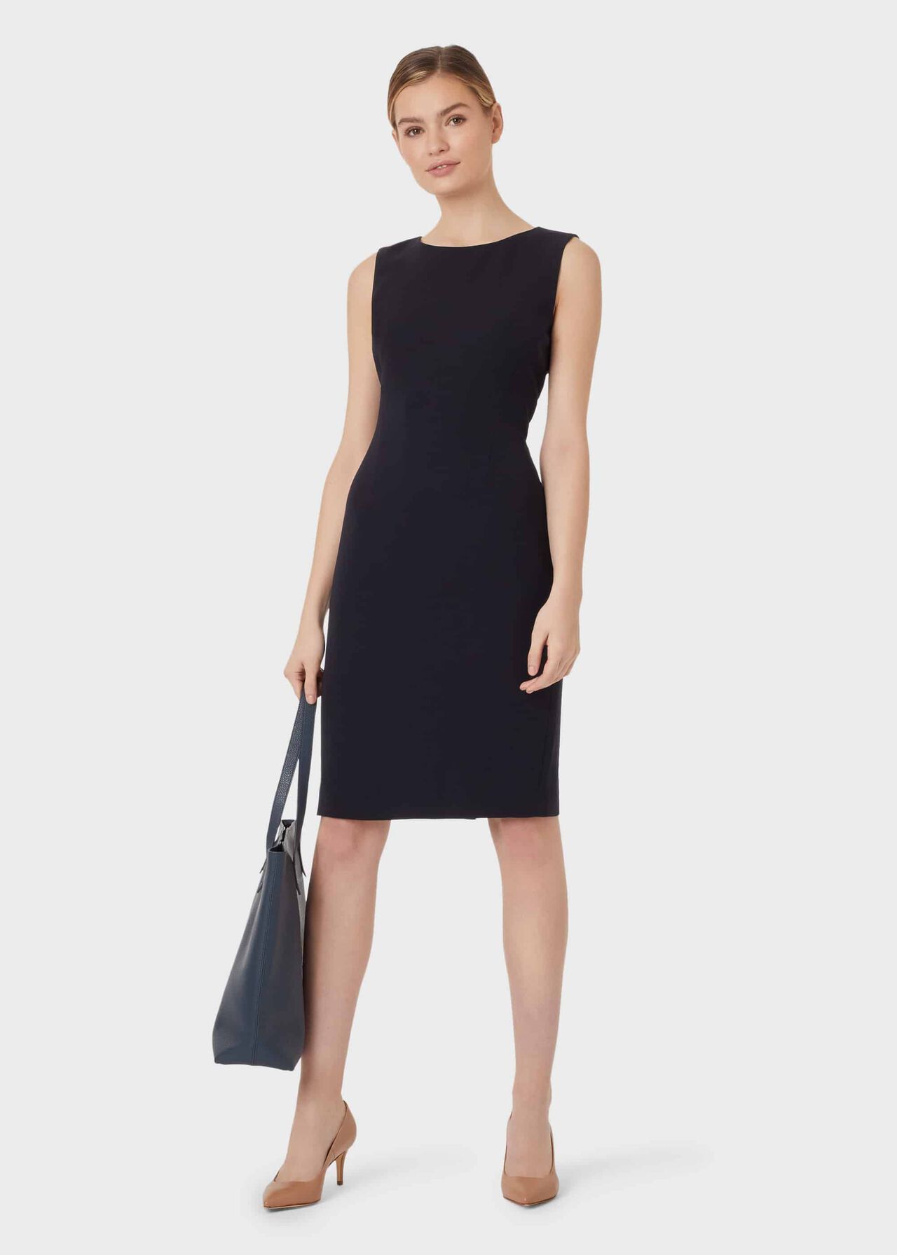 Maya Dress, Navy, hi-res