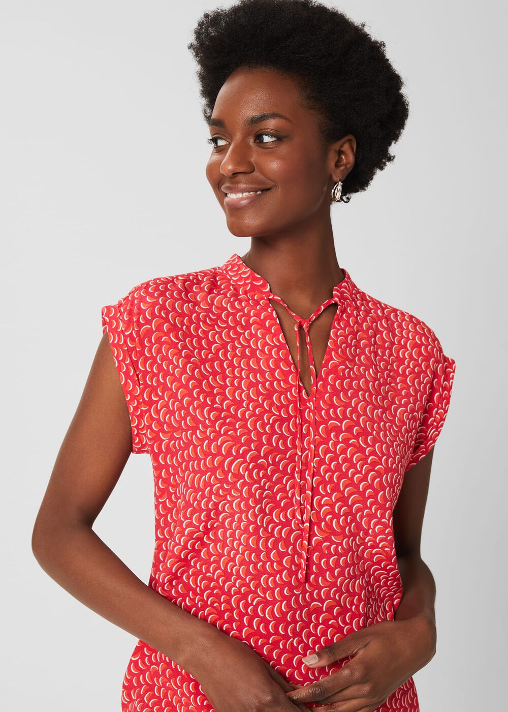 Cala Blouse, Pink Orange, hi-res