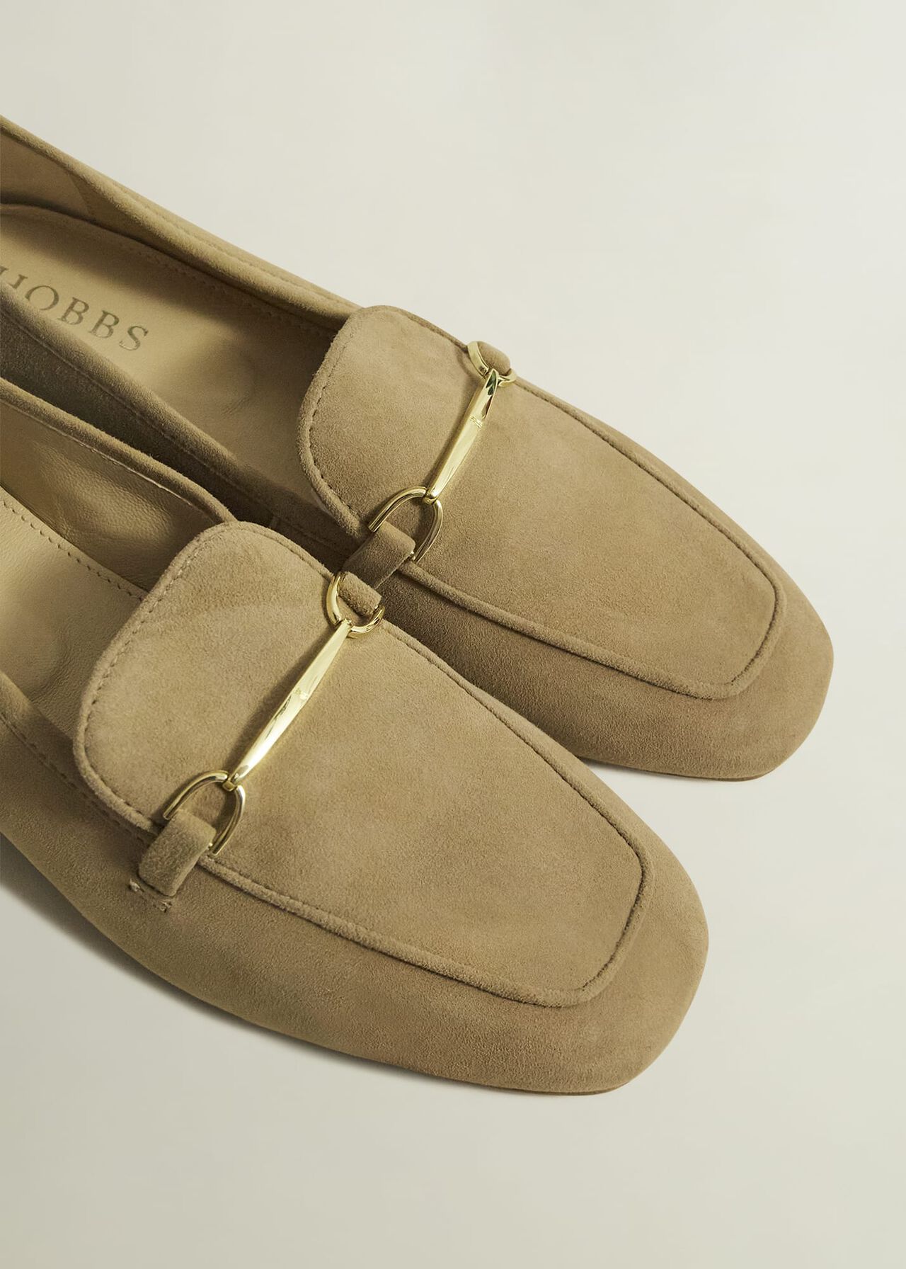 Raegan Suede Loafers, Camel, hi-res