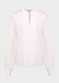 Darcey Top, Ivory, hi-res