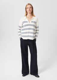 Petite Jacqui Trousers, Navy, hi-res