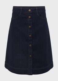 Tabatha Denim Skirt, Indigo, hi-res