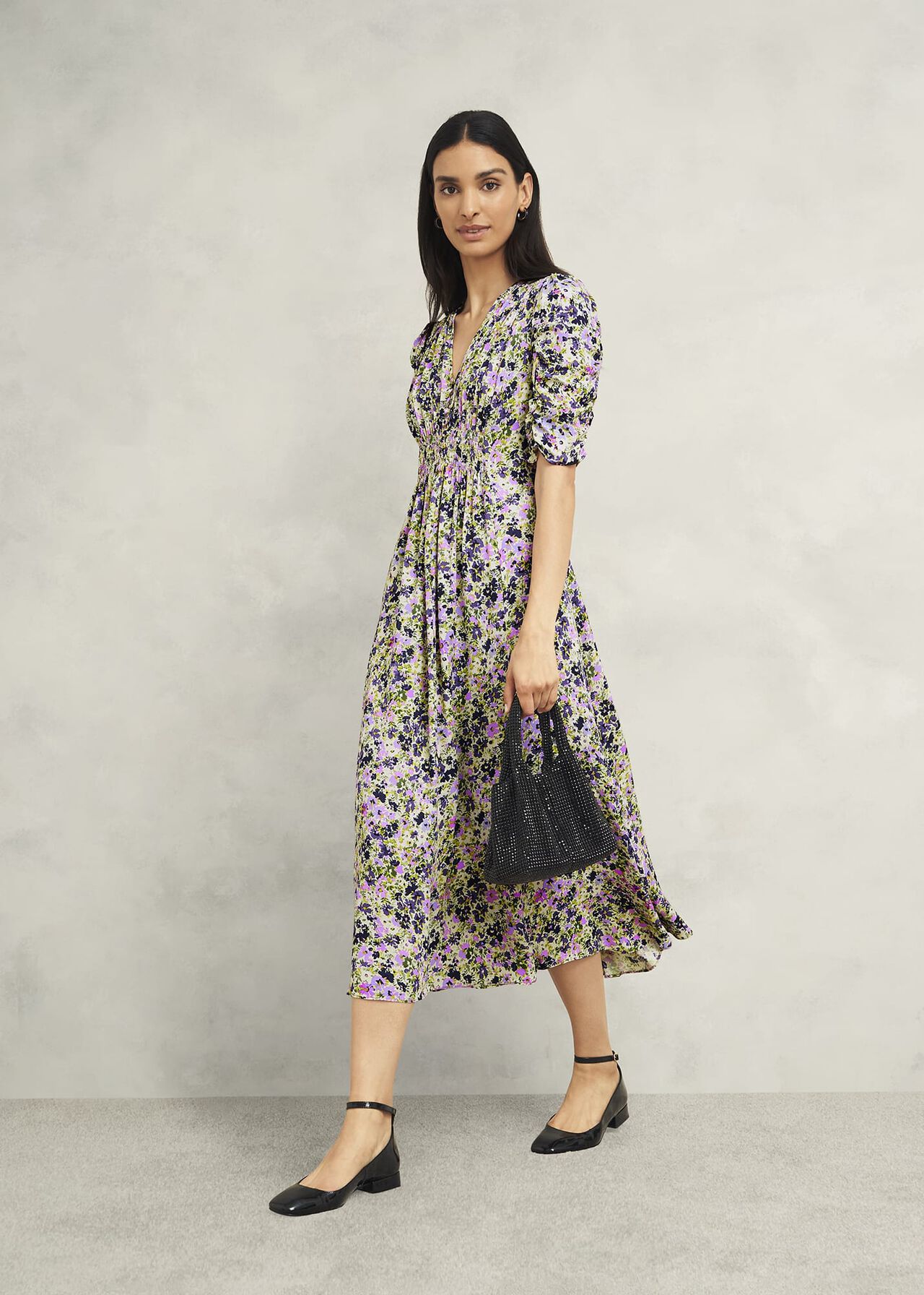 Stowe Dress, Cream Multi, hi-res