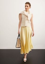 Charteris Skirt, Pale Yellow, hi-res
