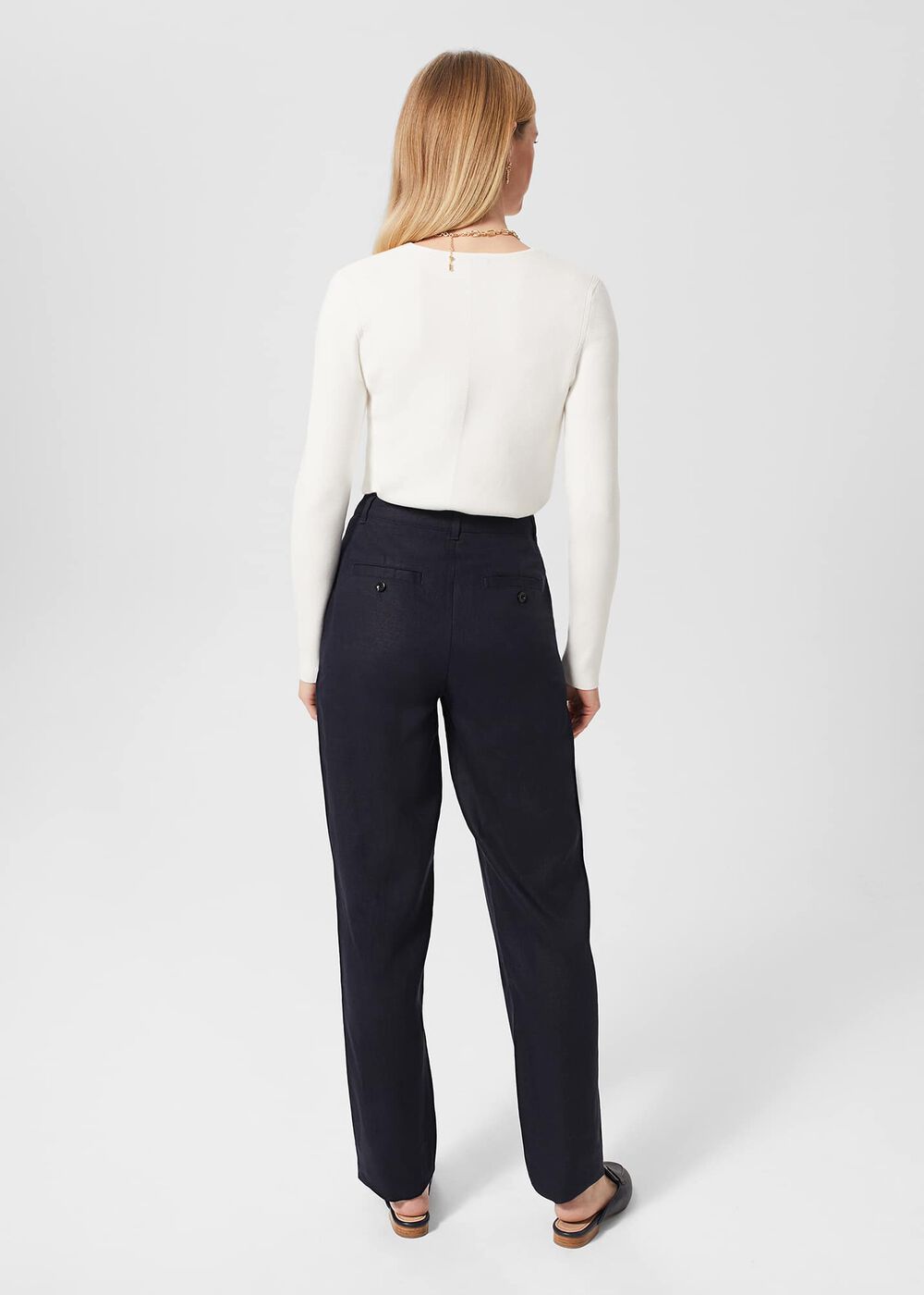 Dora Trousers, True Navy, hi-res