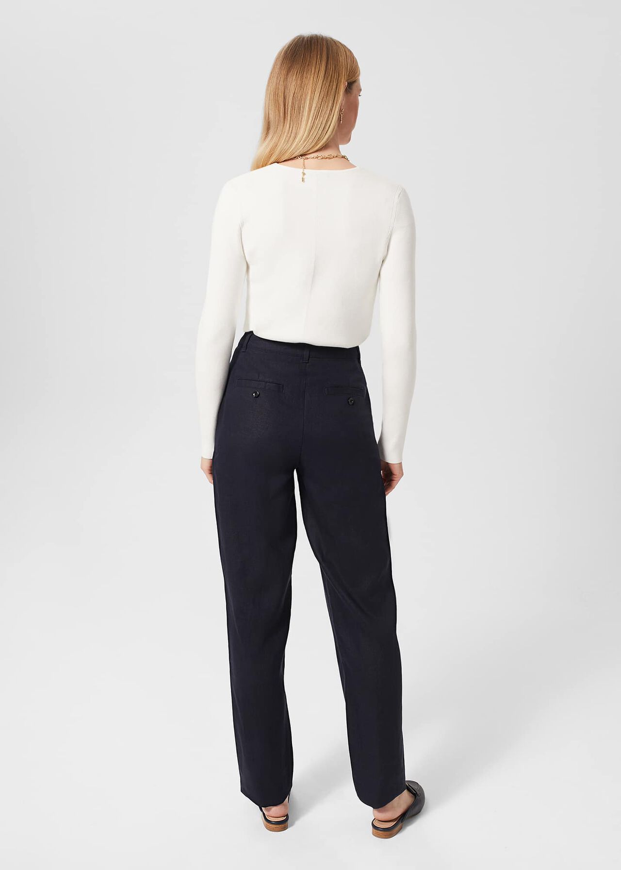 Dora Trousers, True Navy, hi-res