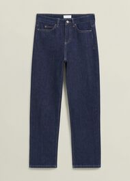 Shea Straight Jeans, Indigo, hi-res