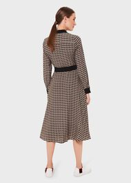 Alison Printed Fit And Flare Dress, Neutral Multi, hi-res