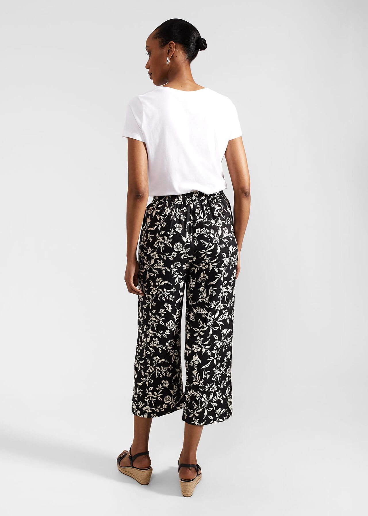 Eve Crop Trousers, Black Cream, hi-res