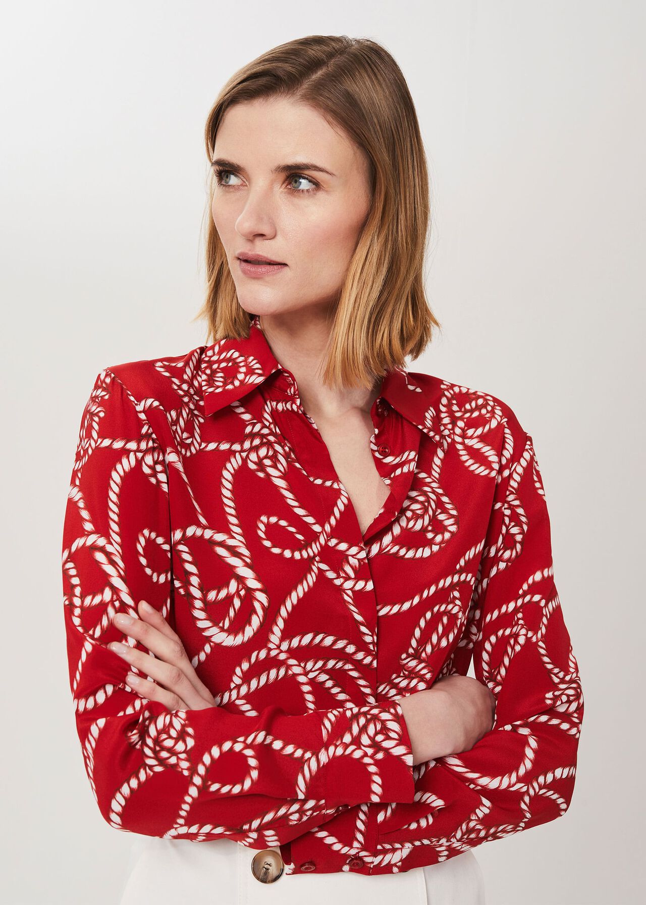 Eva Shirt, Red Multi, hi-res