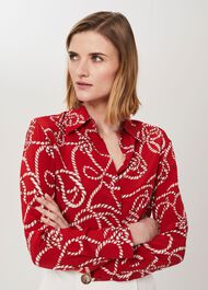 Eva Shirt, Red Multi, hi-res