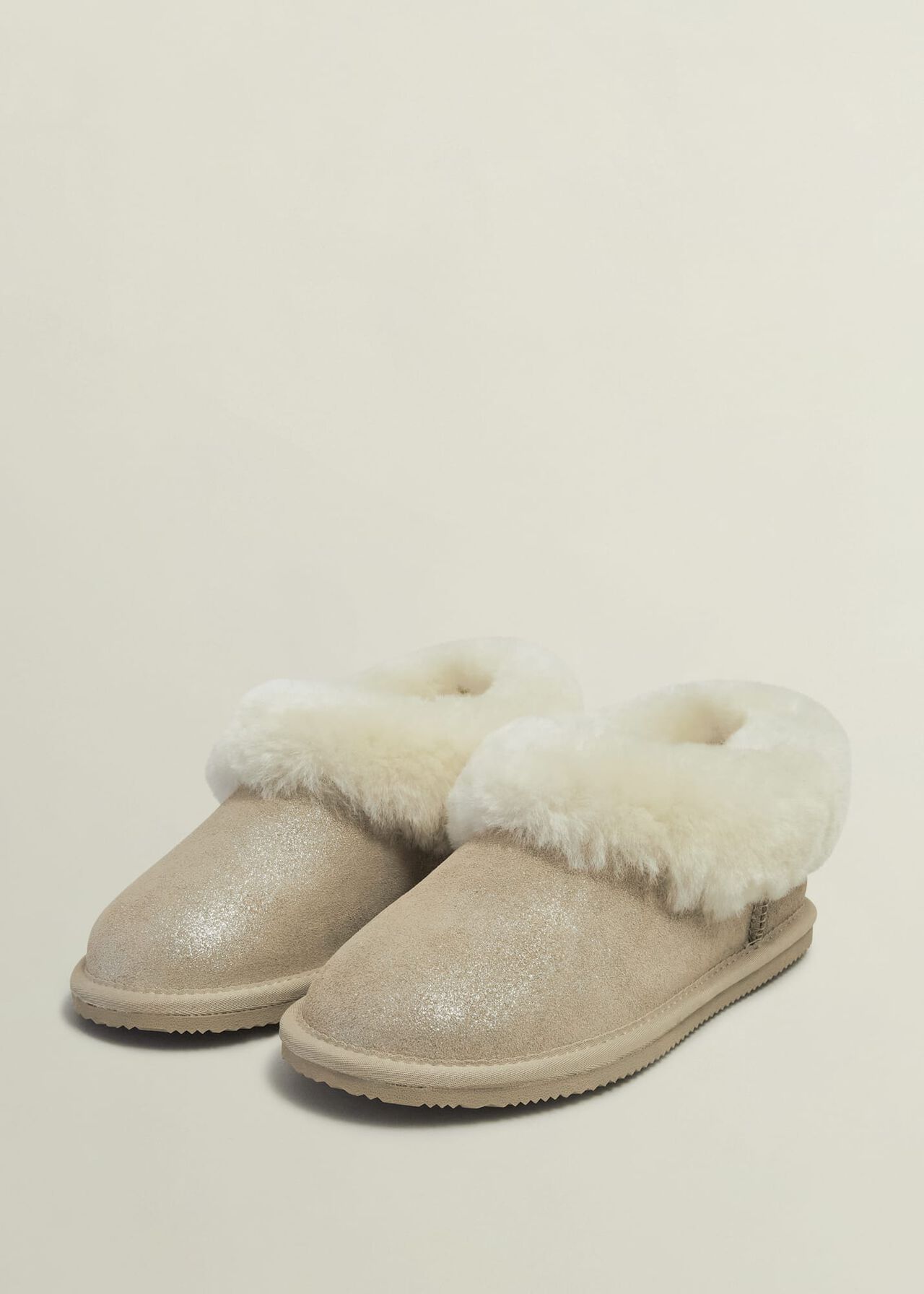Zora Slippers, Pale Gold, hi-res