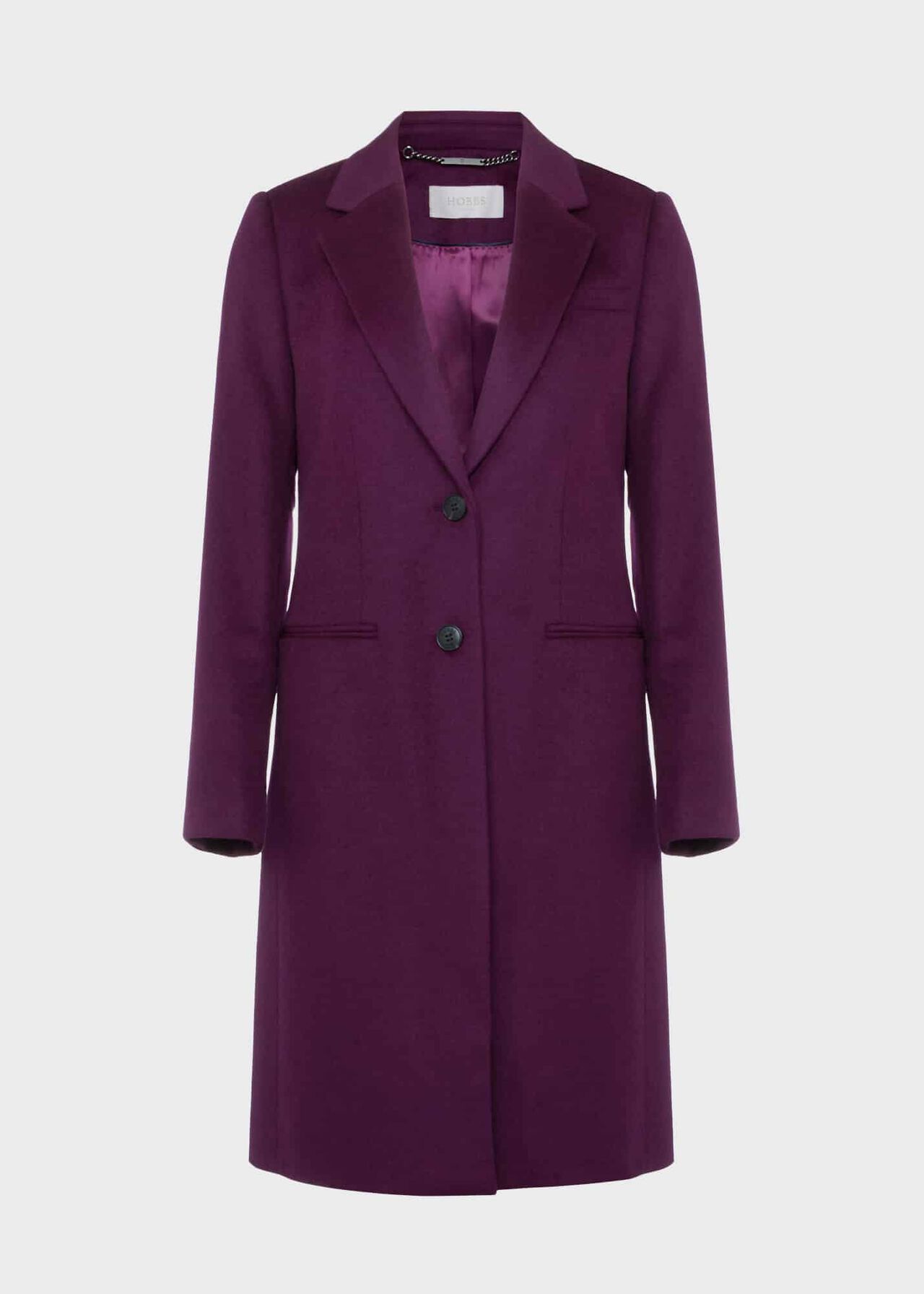 Petite Tilda Wool Coat, Purple, hi-res