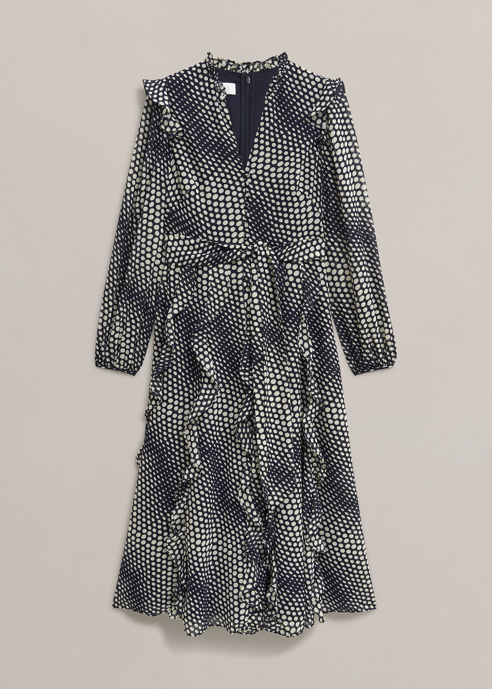 Petite Miriam Dress, Midnight Cream, hi-res