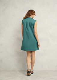 Skye Cotton Dress, Myrtle Green, hi-res