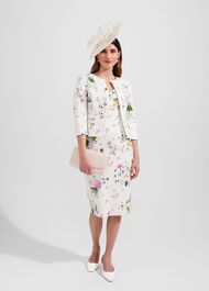 Emmaline Dress, Ivory Multi, hi-res