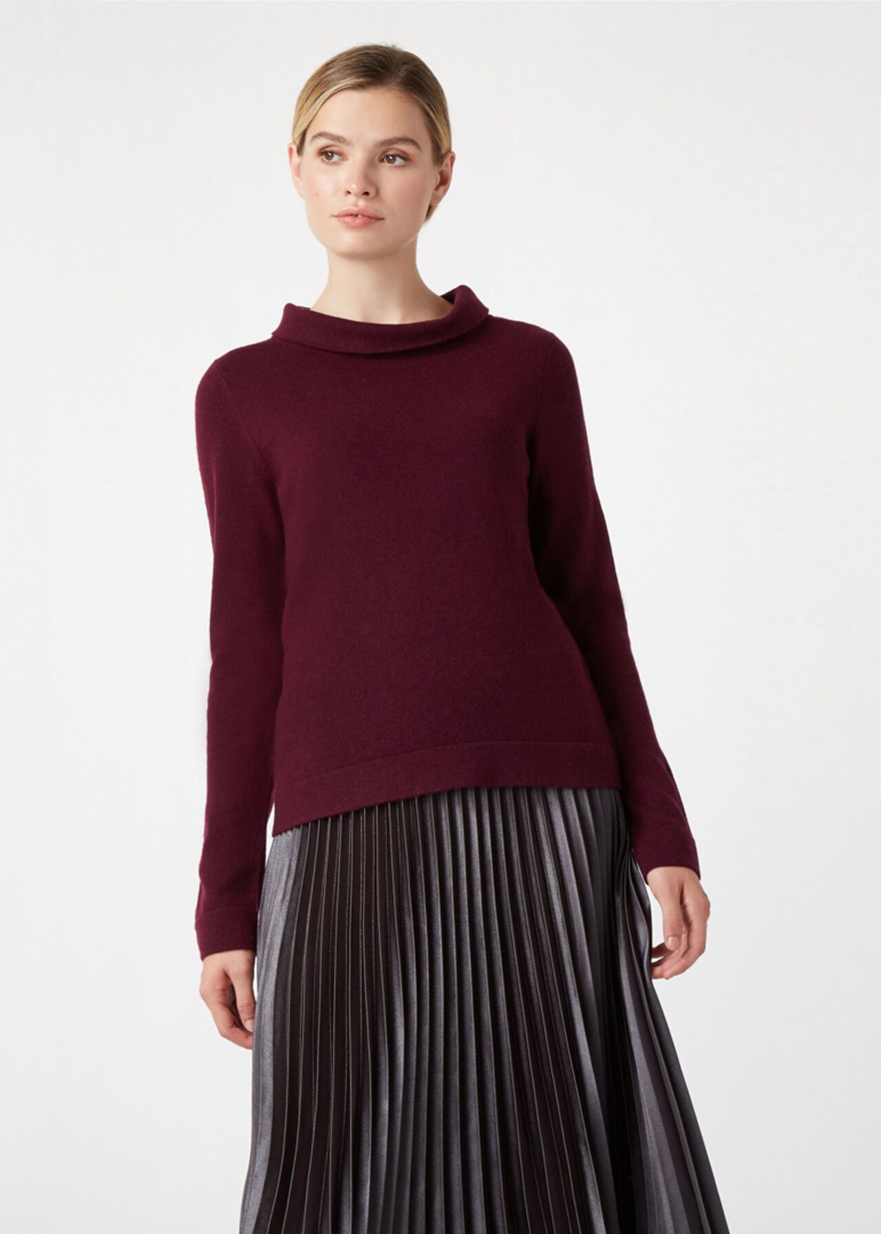 Audrey Wool Cashmere Sweater | Hobbs