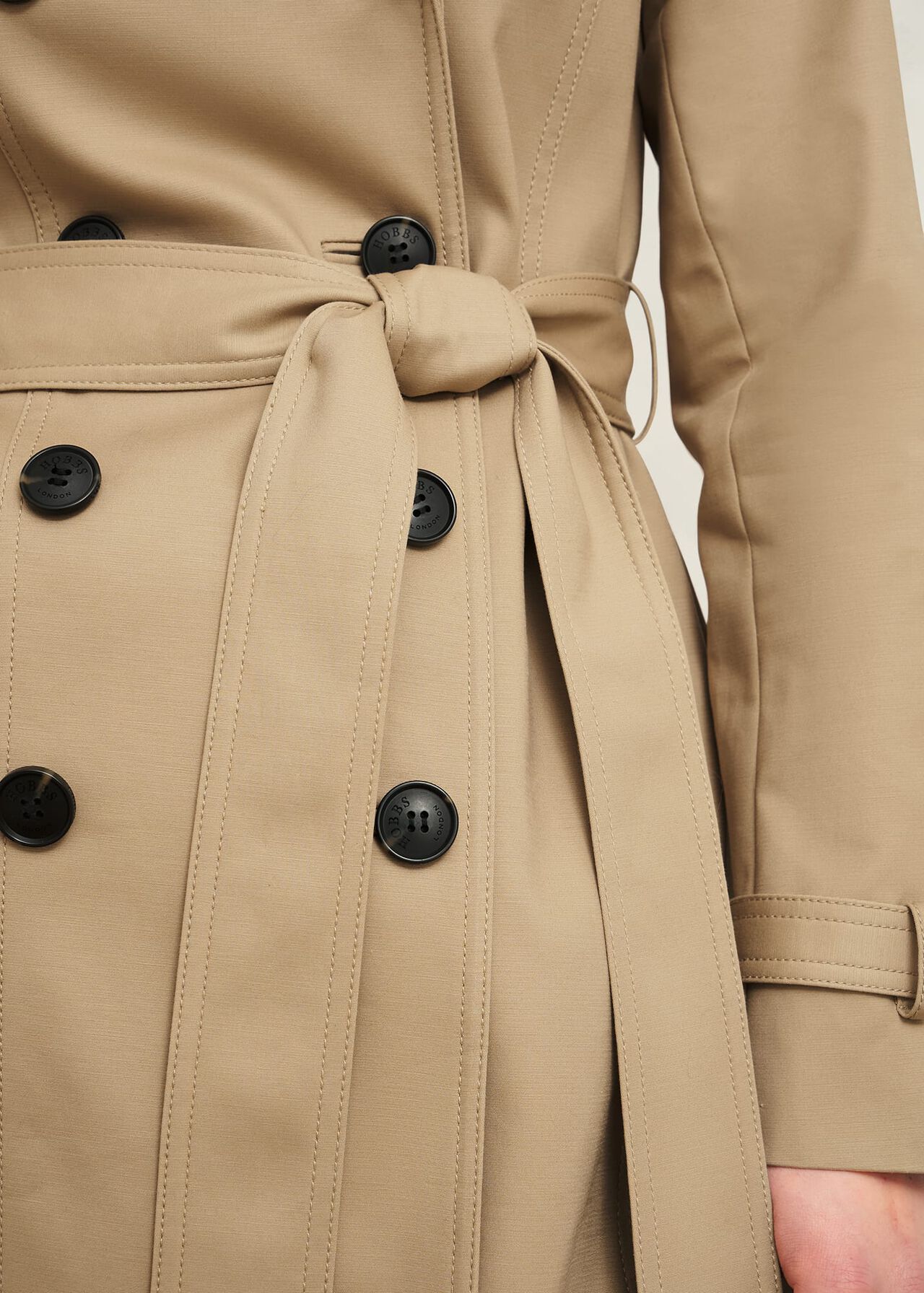 Skylar Trench Coat, Tan, hi-res