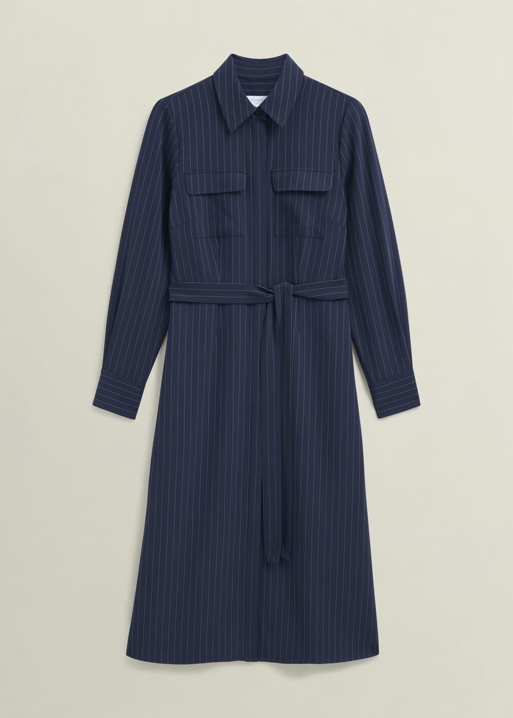 Hadley Shirt Dress, Midnight Ivory, hi-res