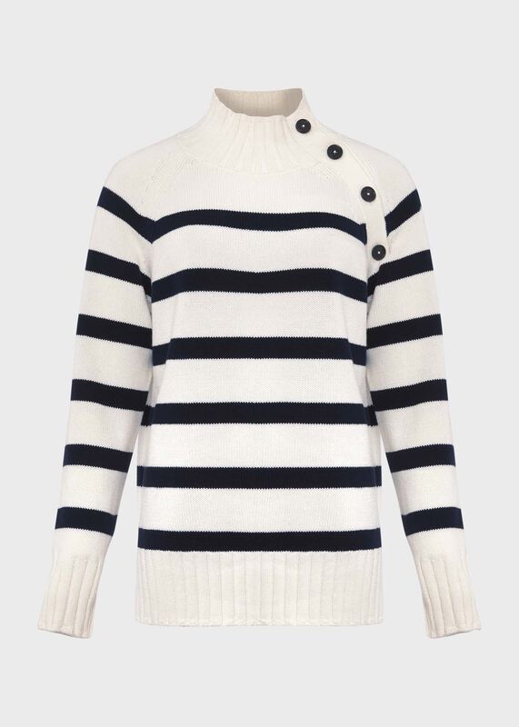 Chrissy Cotton Stripe Jumper