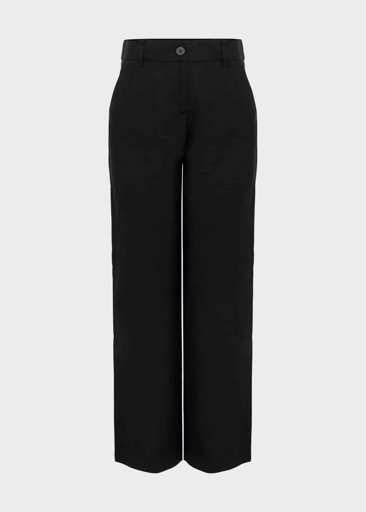 Lynn Linen Trousers, Black, hi-res