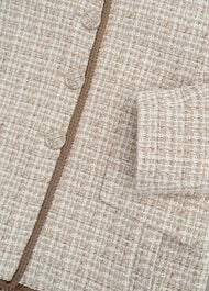 Carey Tweed Jacket, Camel Ivory, hi-res