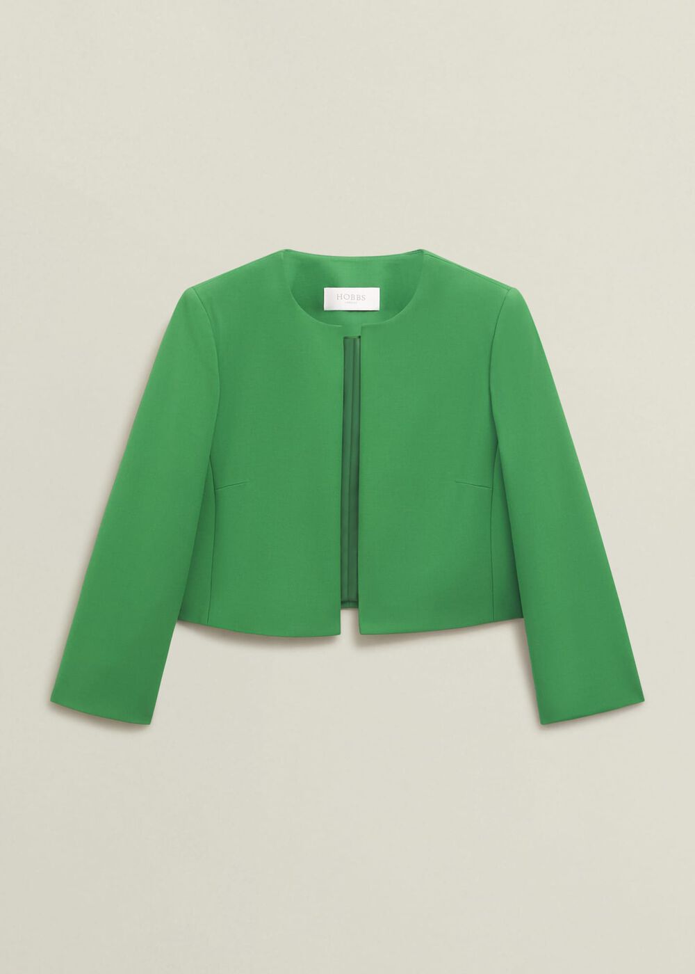Elize Crepe Jacket, Cilantro Green, hi-res