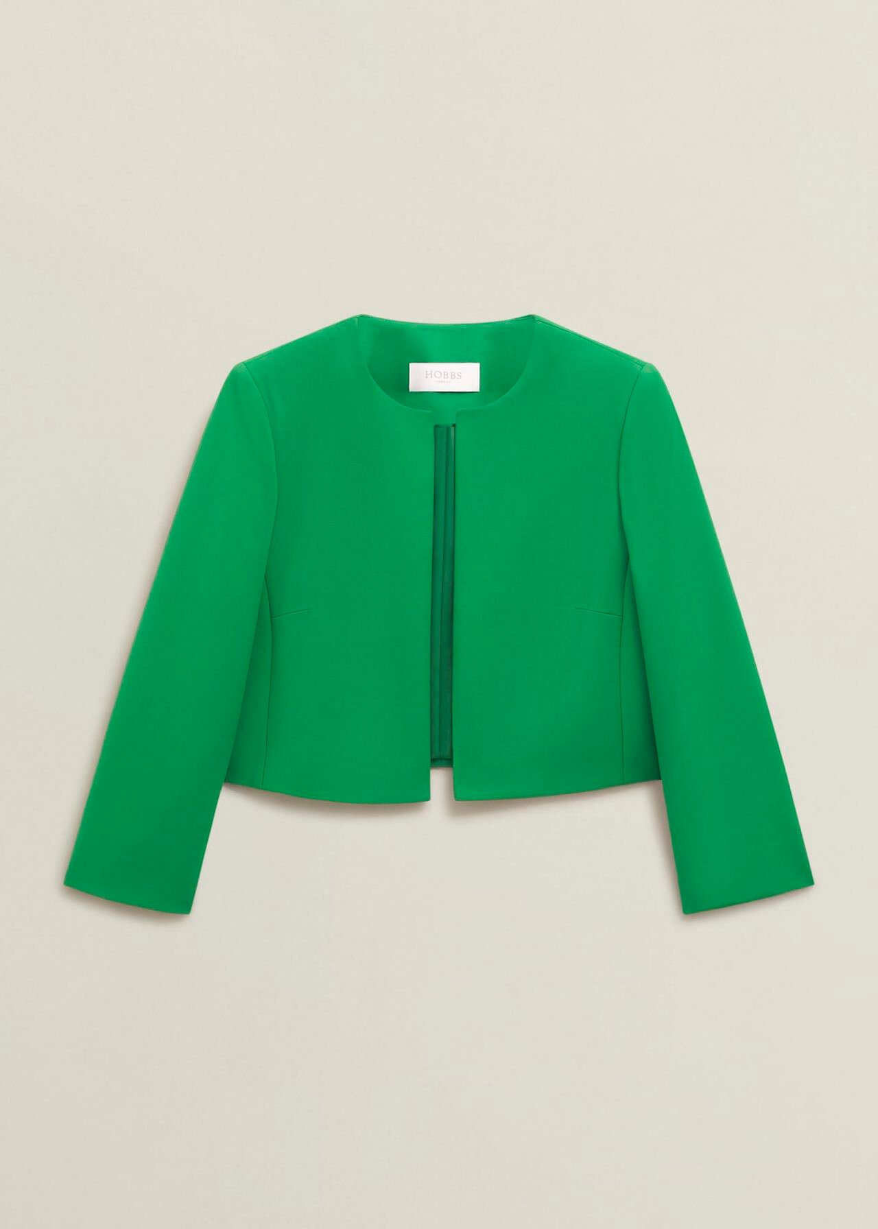 Elize Crepe Jacket, Cilantro Green, hi-res