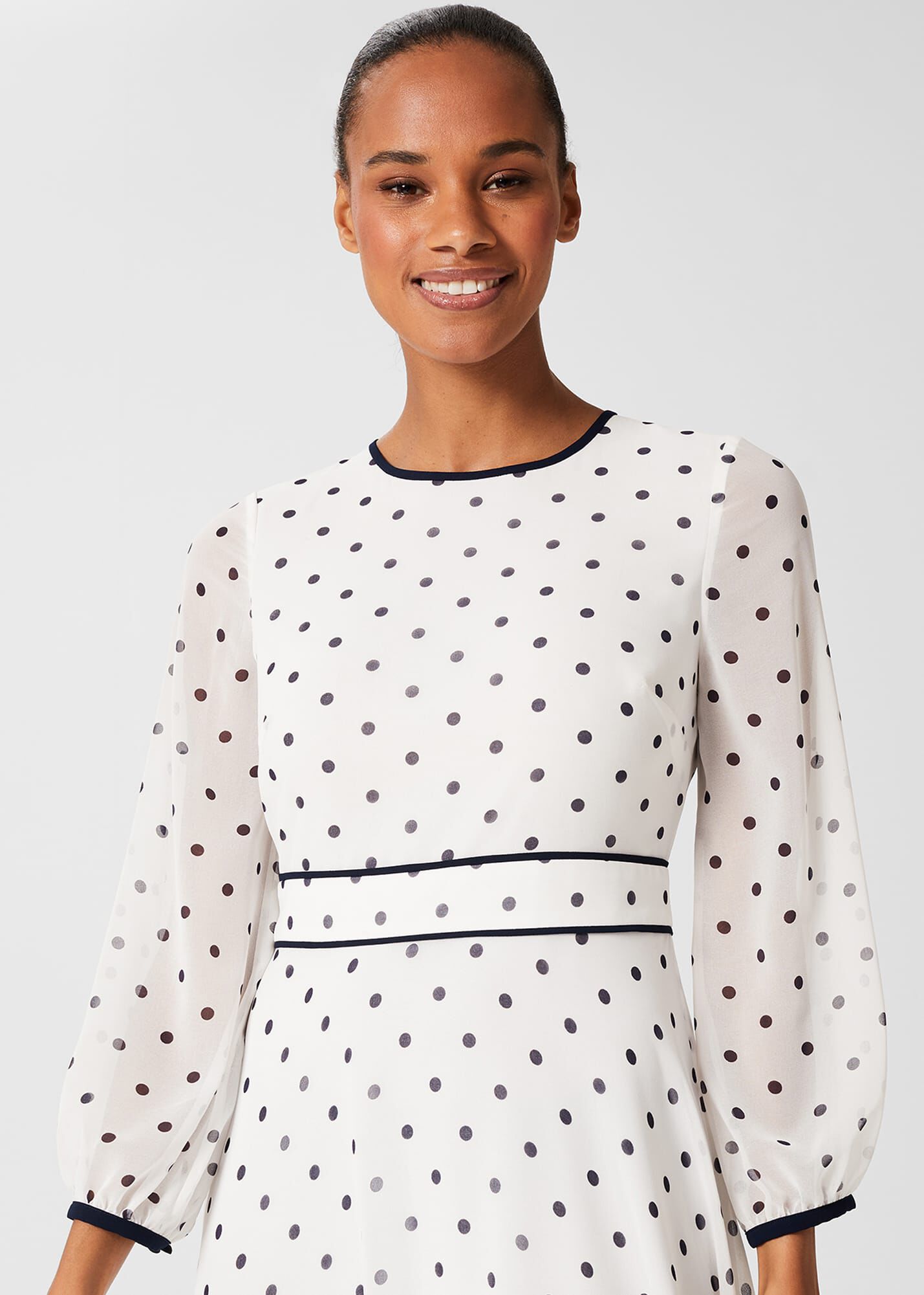 Sahara Spot Fit And Flare Dress
