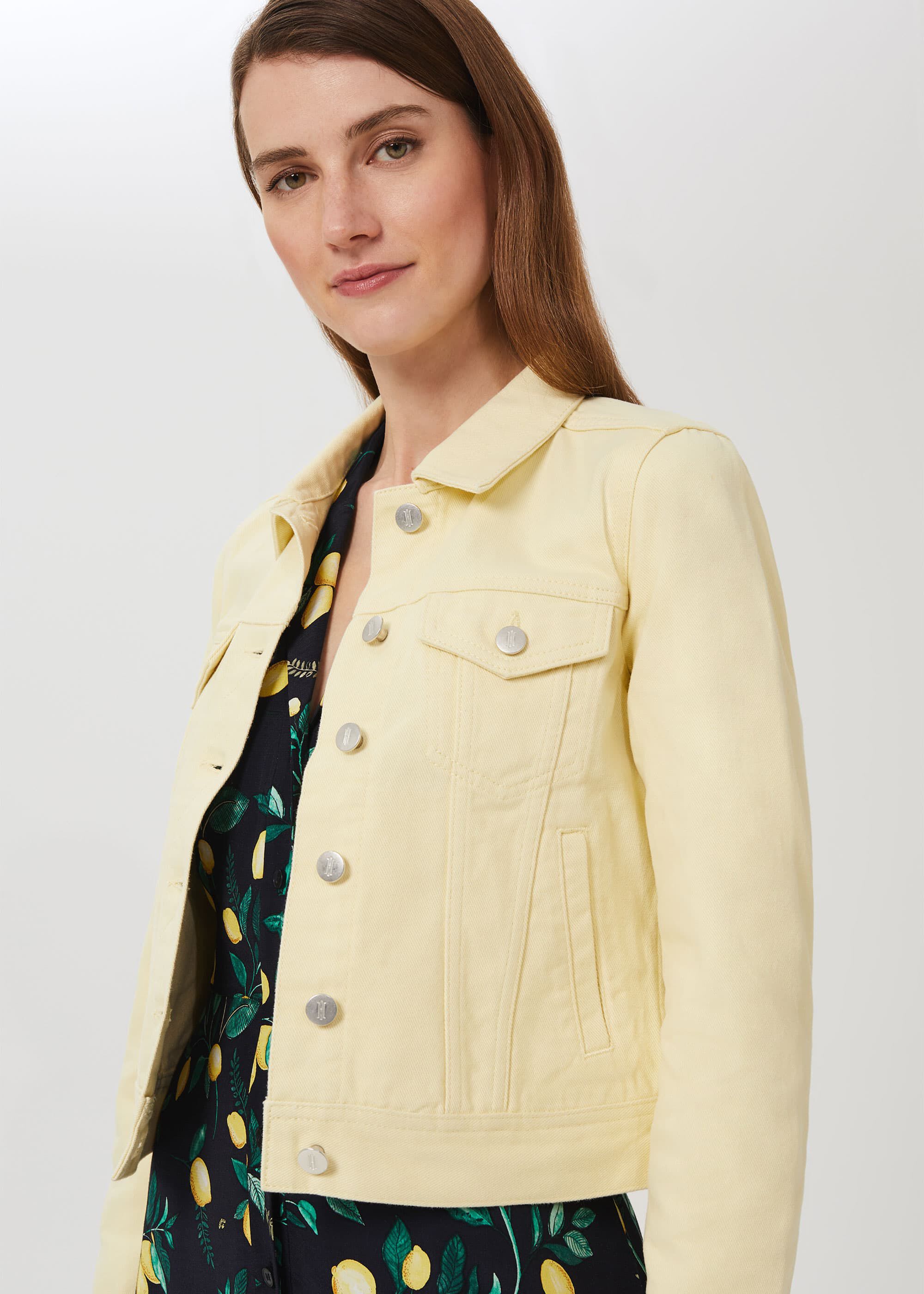 Lemon Oversized Denim Jacket  Matalan