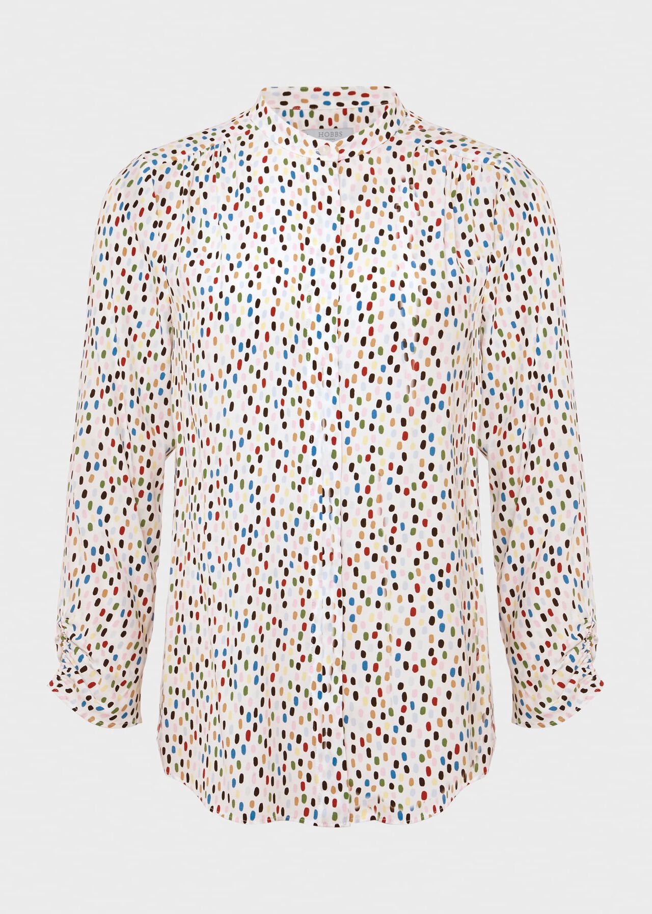 Luca Blouse, Ivory Multi, hi-res