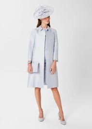 Adela Lace Shift Dress, Pale Blue, hi-res