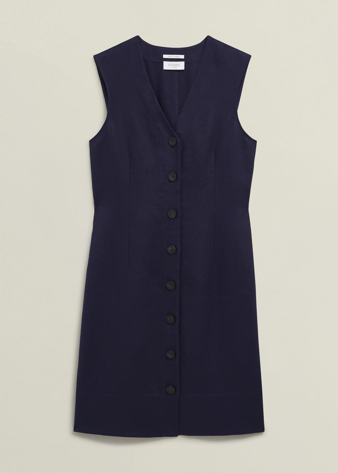 【NEW】HOBBS LONDON / zelia ノースリーブ リネンドレス Zelia Linen Dress | Hobbs US |