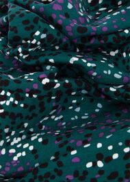 Ami Jersey Dress, Teal Multi, hi-res