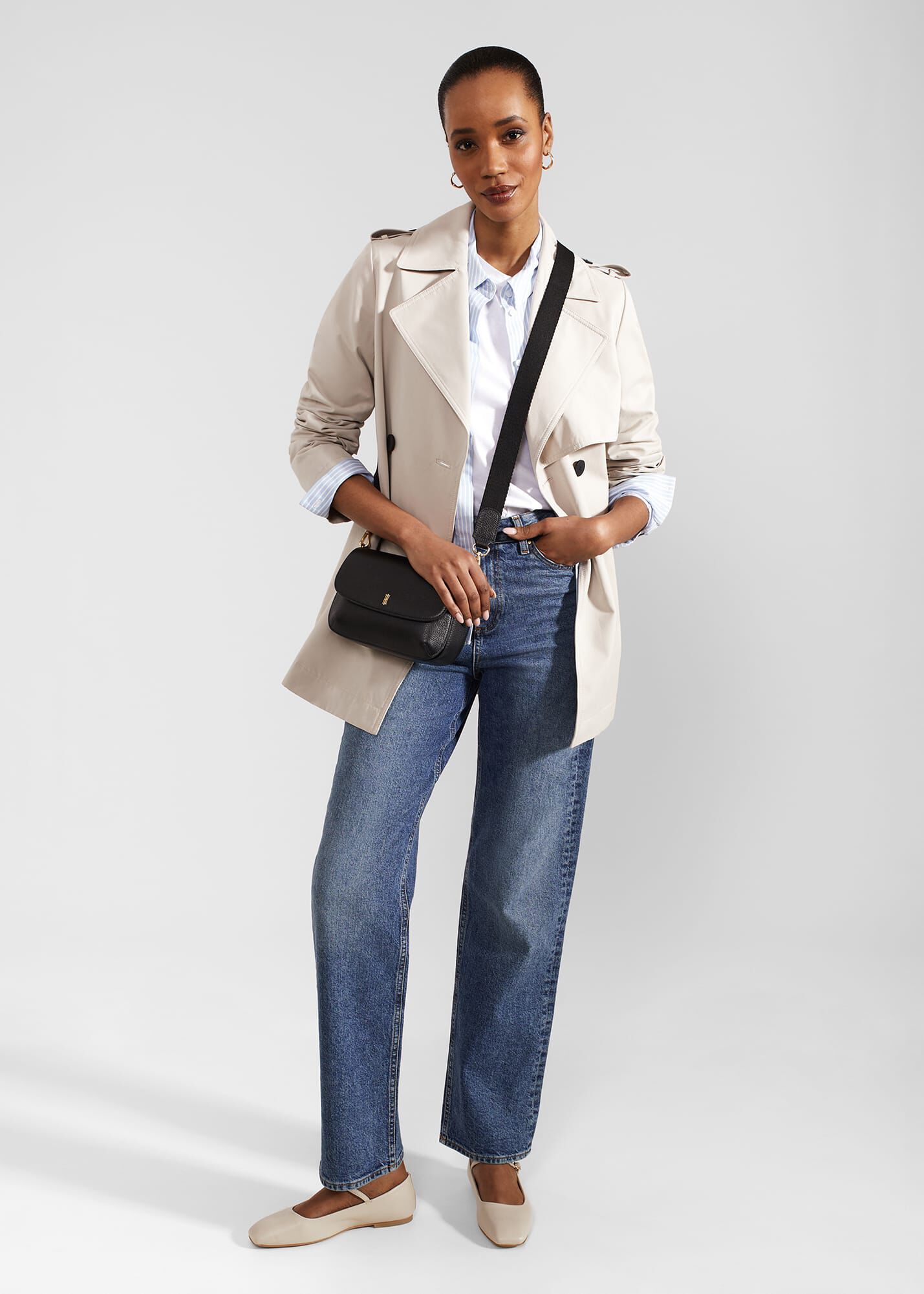 Hobbs short trench coat 2025