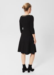 Petite Emily Sequin Dress, Black, hi-res