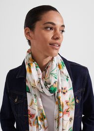 Darcy Scarf, Ivory, hi-res