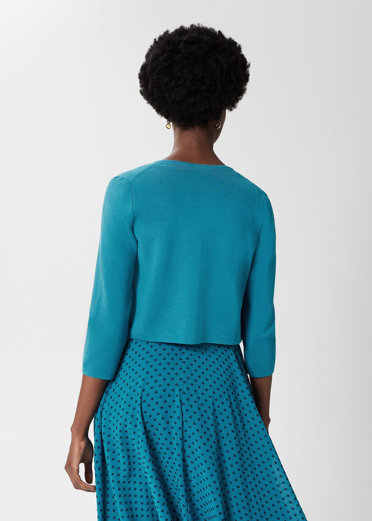 Ella Cardigan, Deep Jade Blue, hi-res