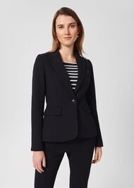 Petite Mia Jacket, Navy, hi-res