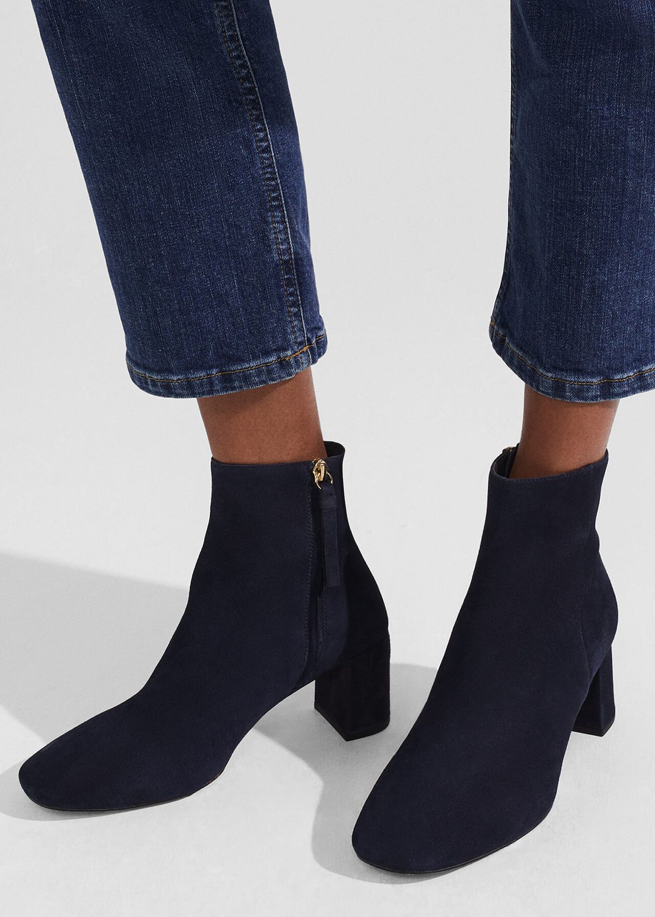 Imogen Ankle Boots, Navy, hi-res