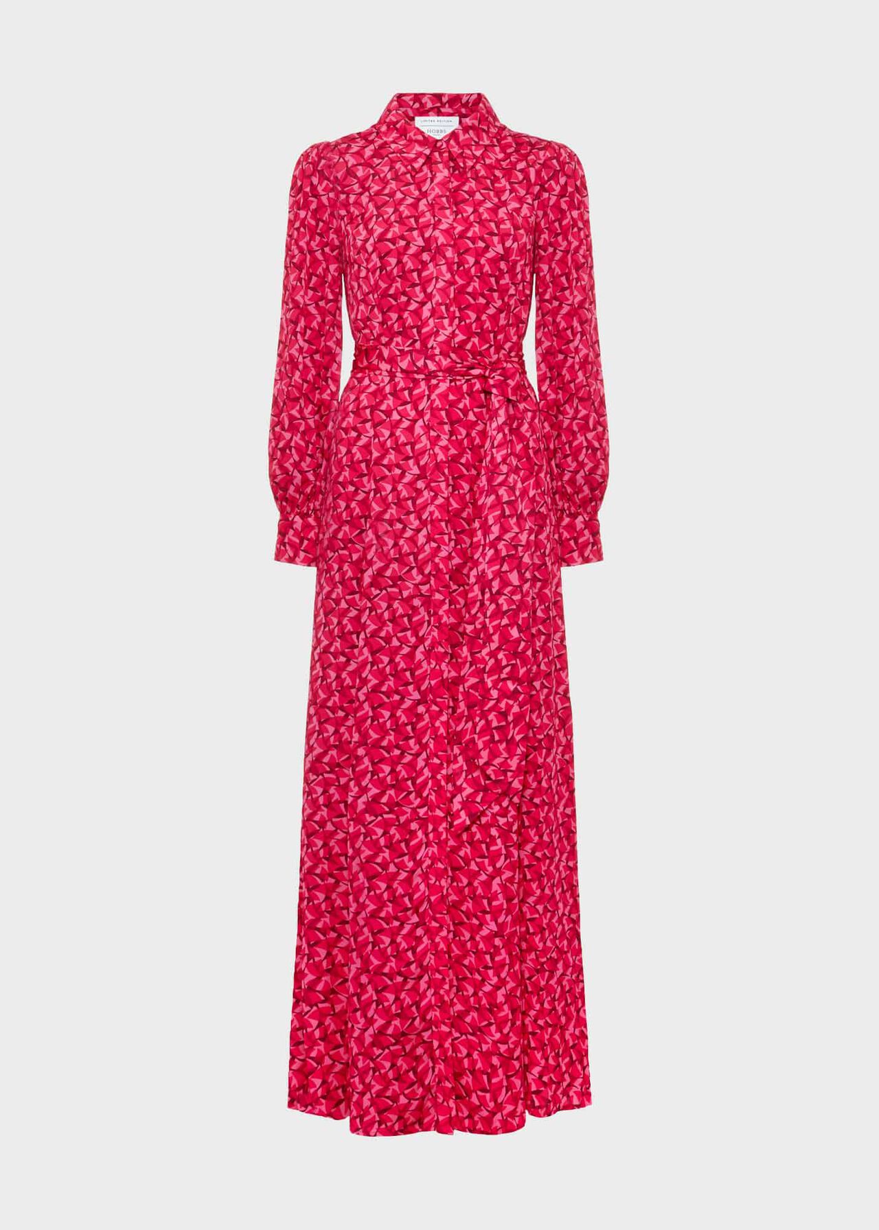 Mitford Fit And Flare Shirt Dress, Pink Multi, hi-res