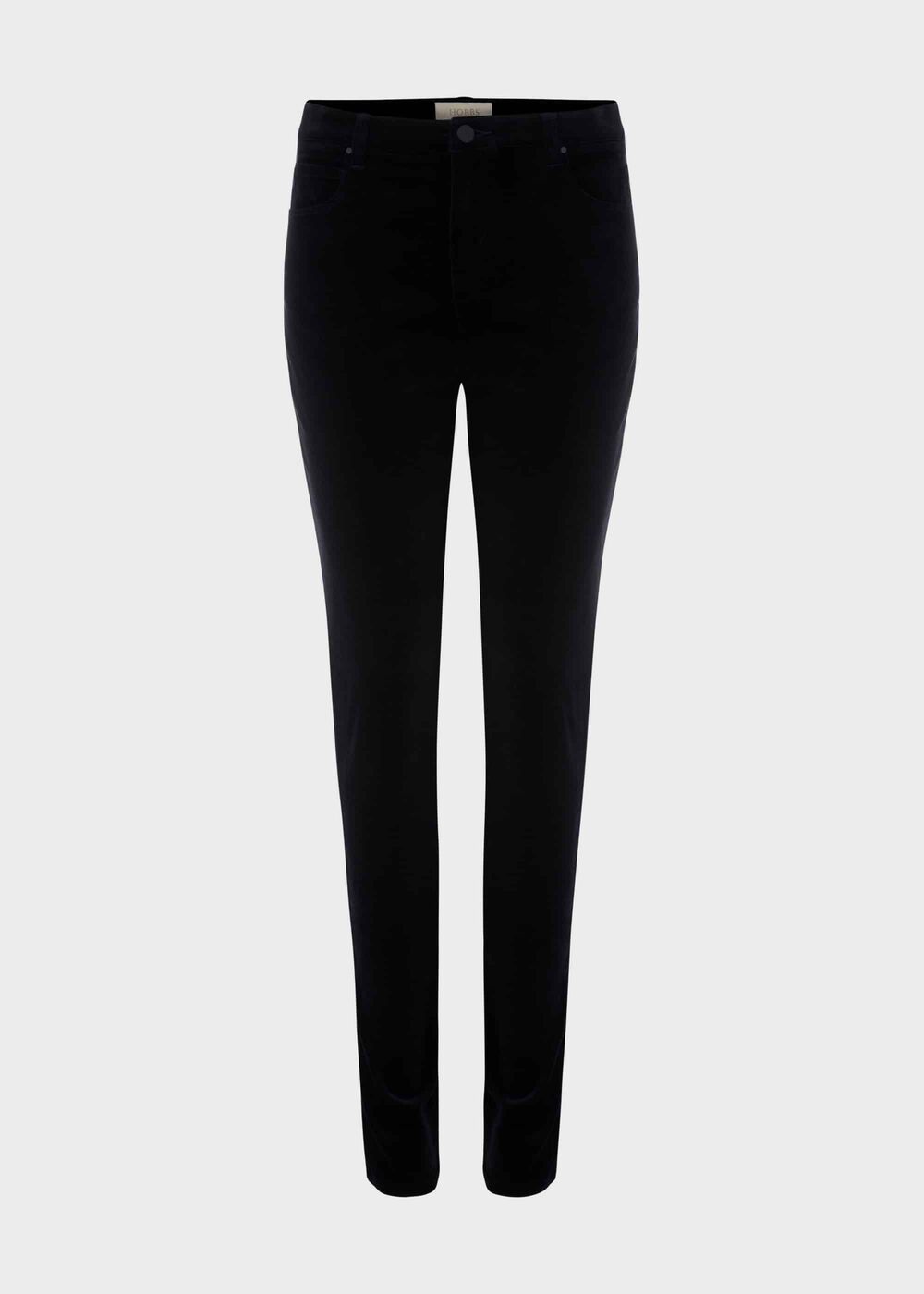 Marianne Velvet Skinny Jeans With Stretch, Midnight, hi-res