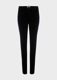 Marianne Velvet Skinny Jeans With Stretch, Midnight, hi-res