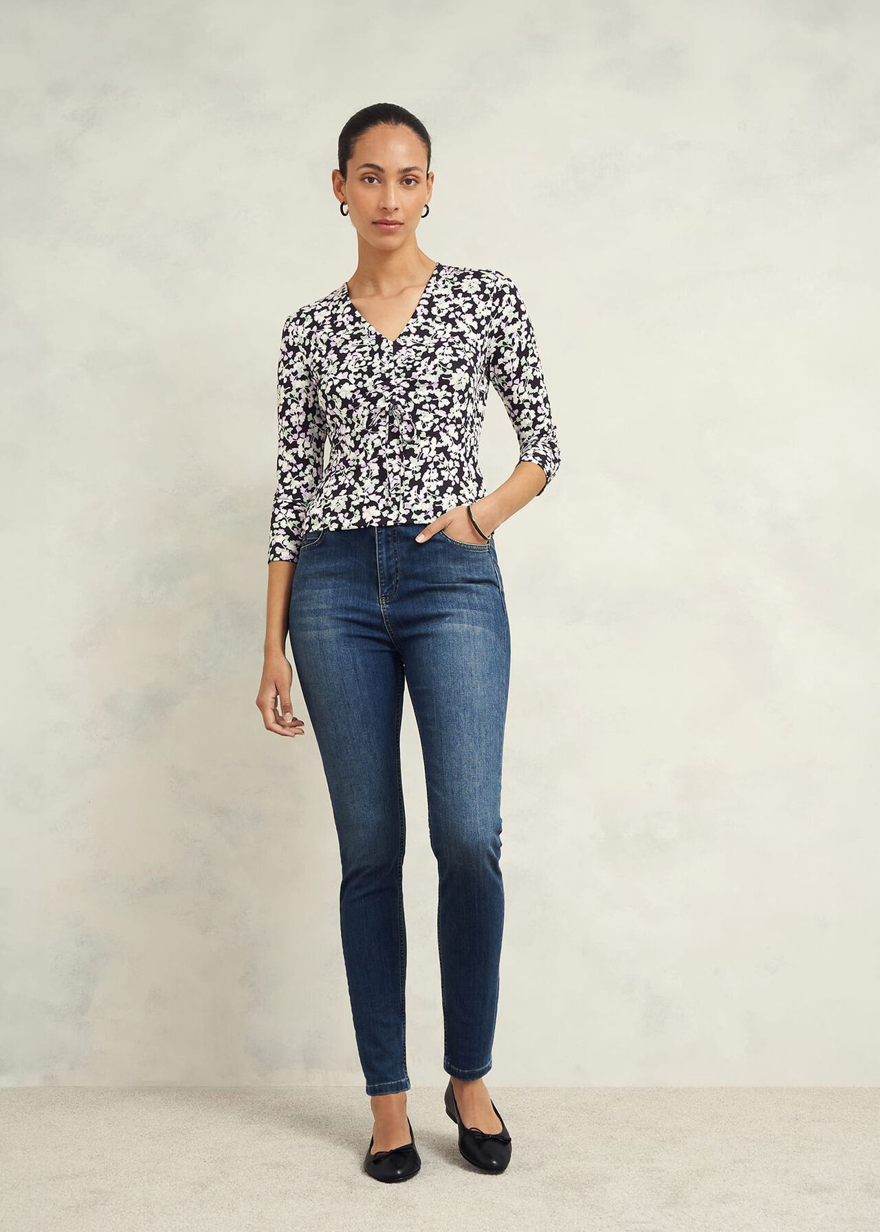 Hobbs Simmy Printed Top