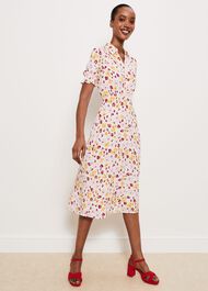 Elora Dress, Ivory Multi, hi-res