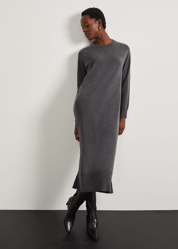 Geneva Knitted Dress With Cashmere